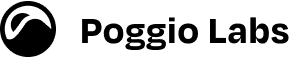 Poggio Labs logo in lightmode