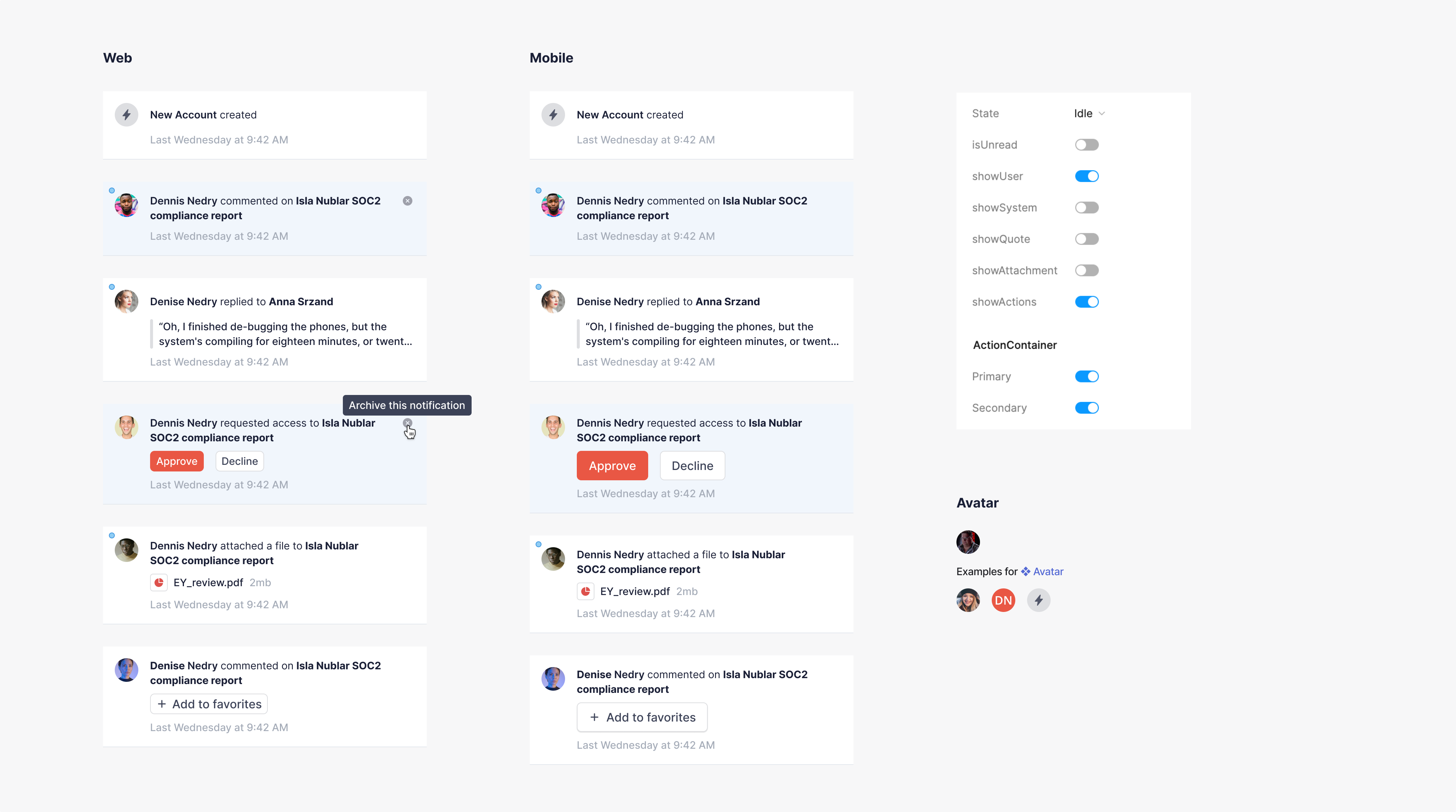 New component property controls in Figma